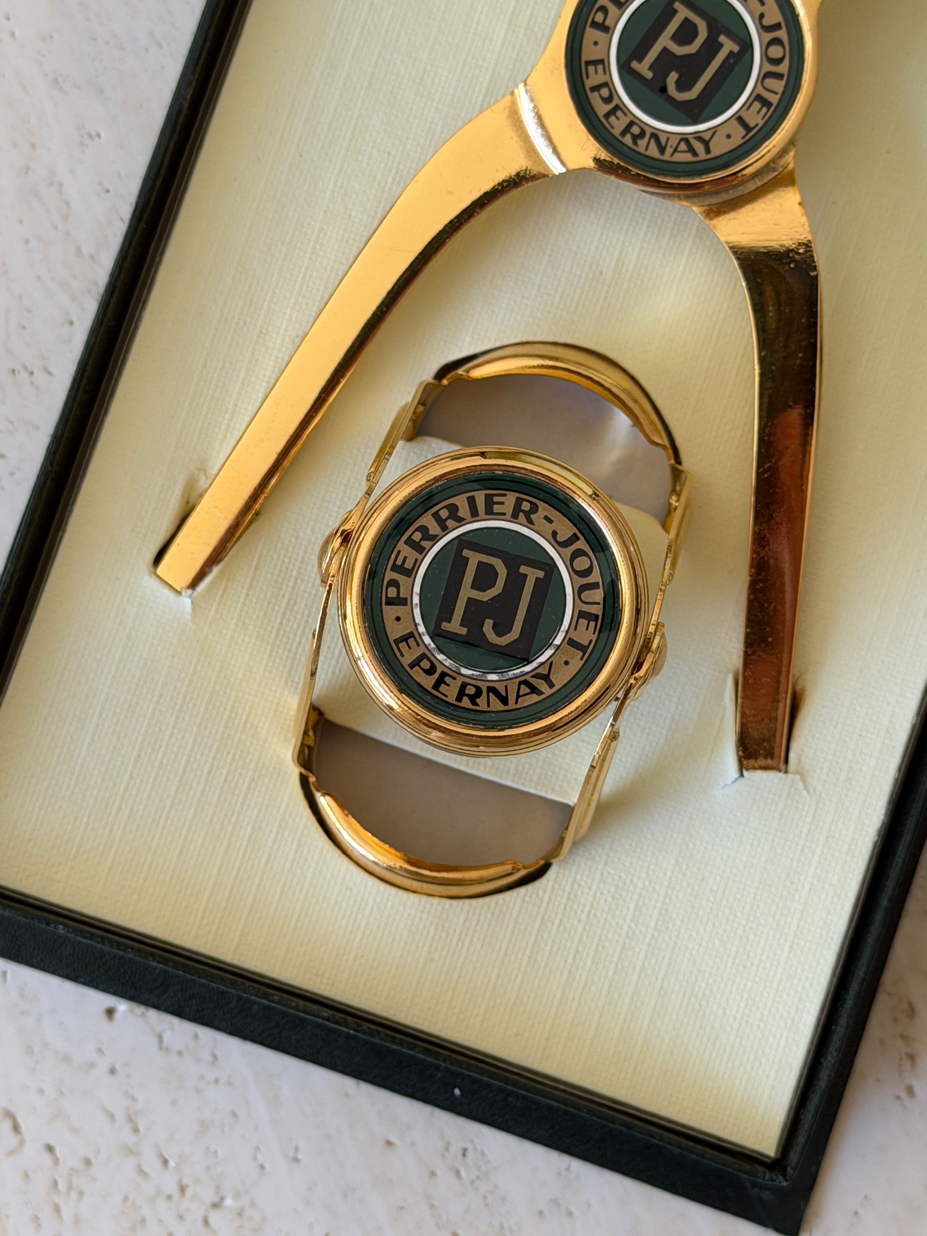 Perrier-Jouët Champagne Opener &amp; Stopper Set