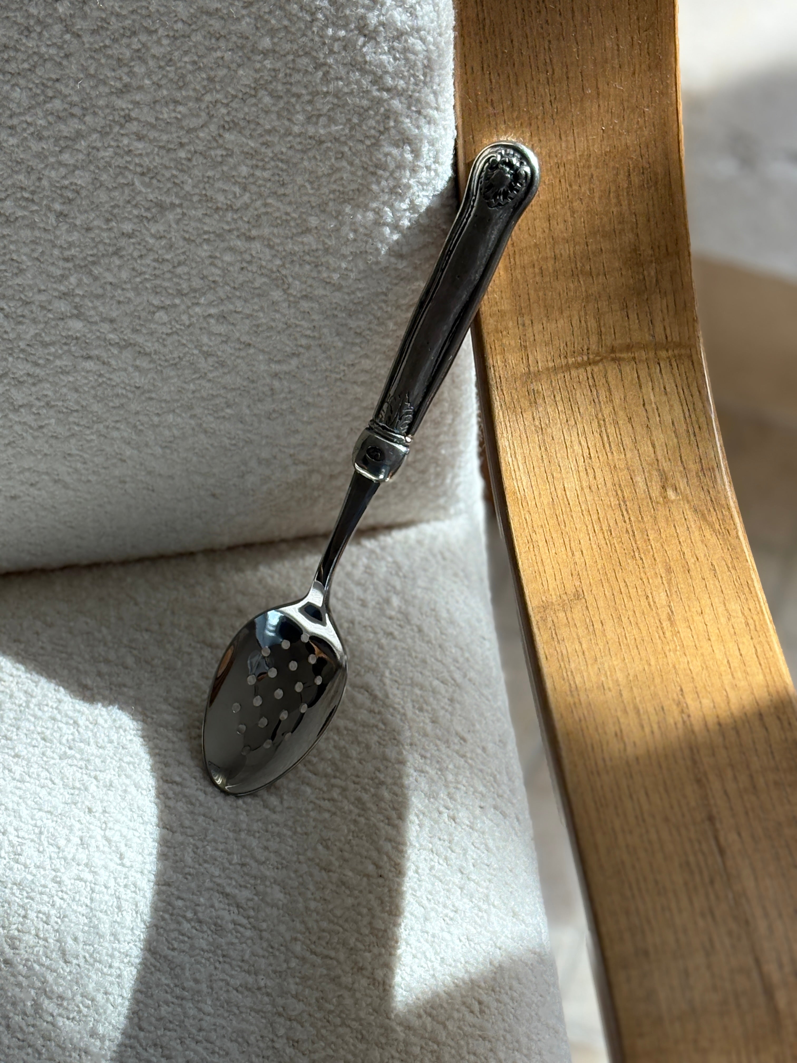 Pewter Slotted Spoon - Made in Italy | Collectors Gene