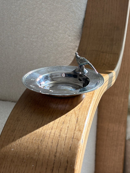 Pheasant-Topped Dish in Sterling Silver | Collectors Gene