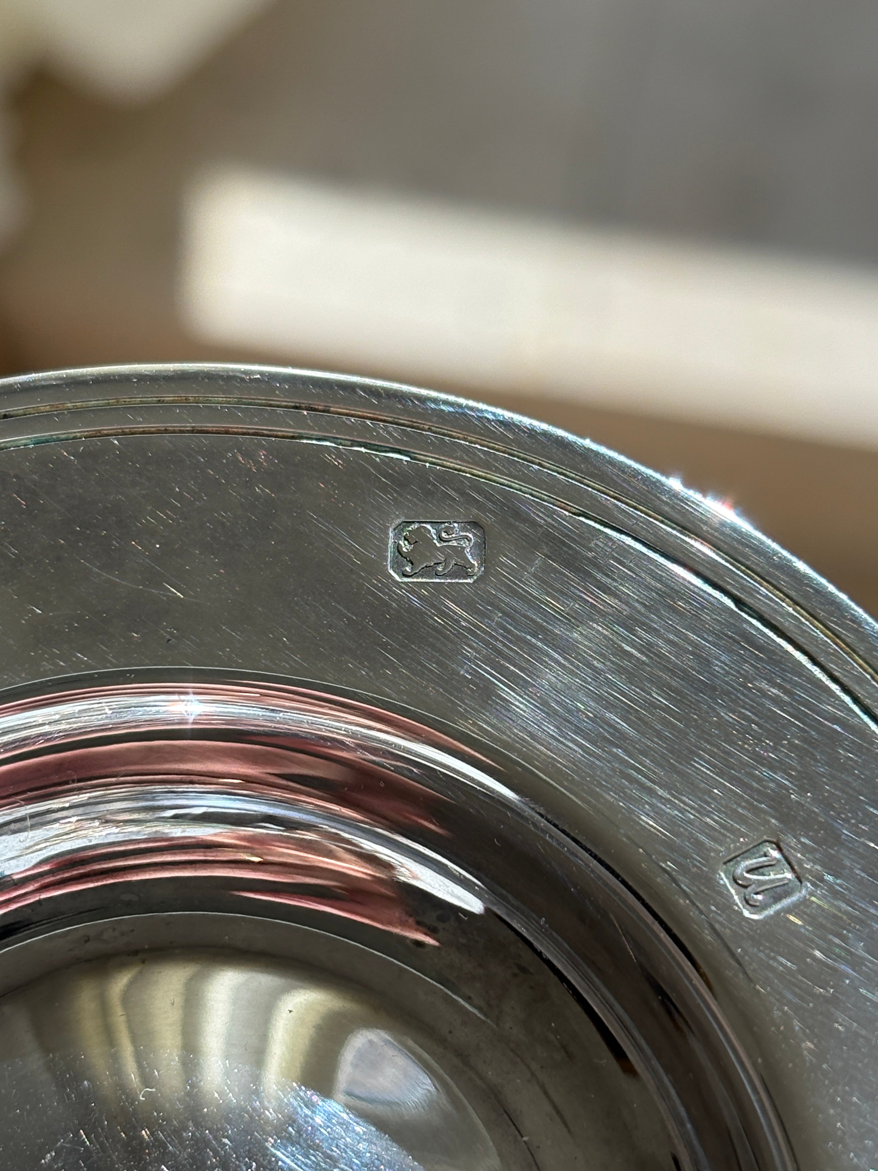 Pheasant-Topped Dish in Sterling Silver | Collectors Gene