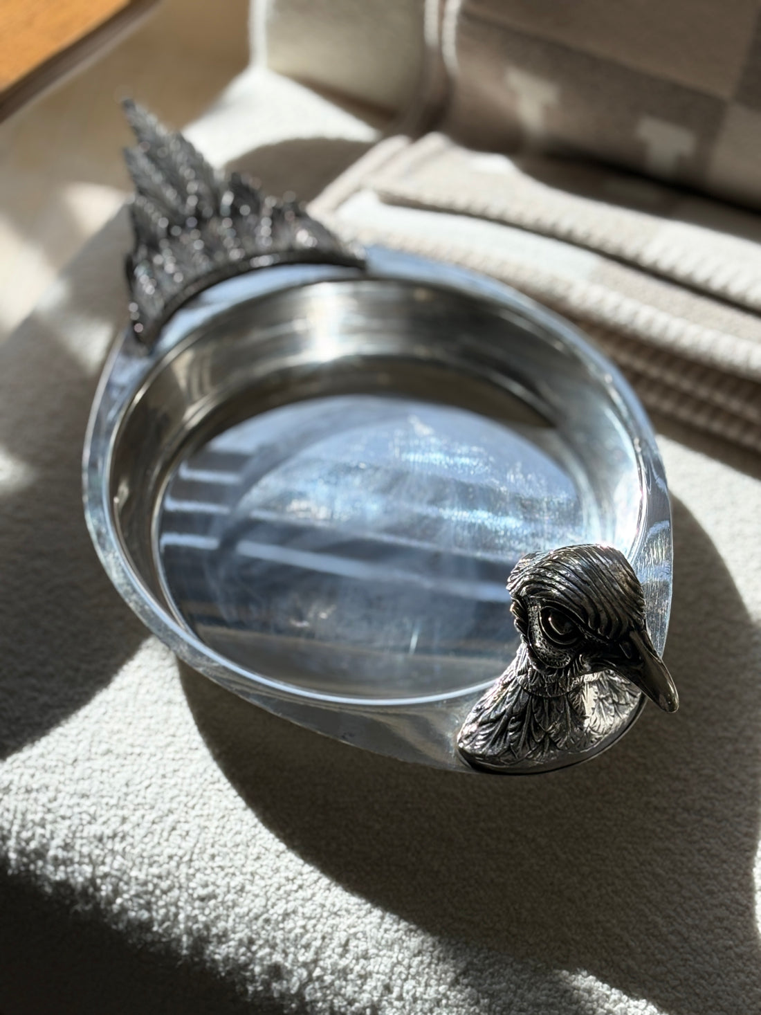 Pheasant Bird Bowl in the Style of Teghini Firenze | Collectors Gene