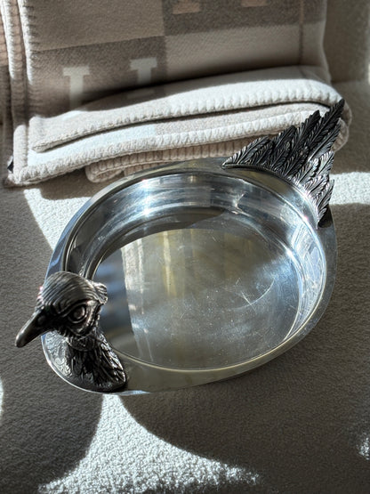 Pheasant Bird Bowl in the Style of Teghini Firenze | Collectors Gene