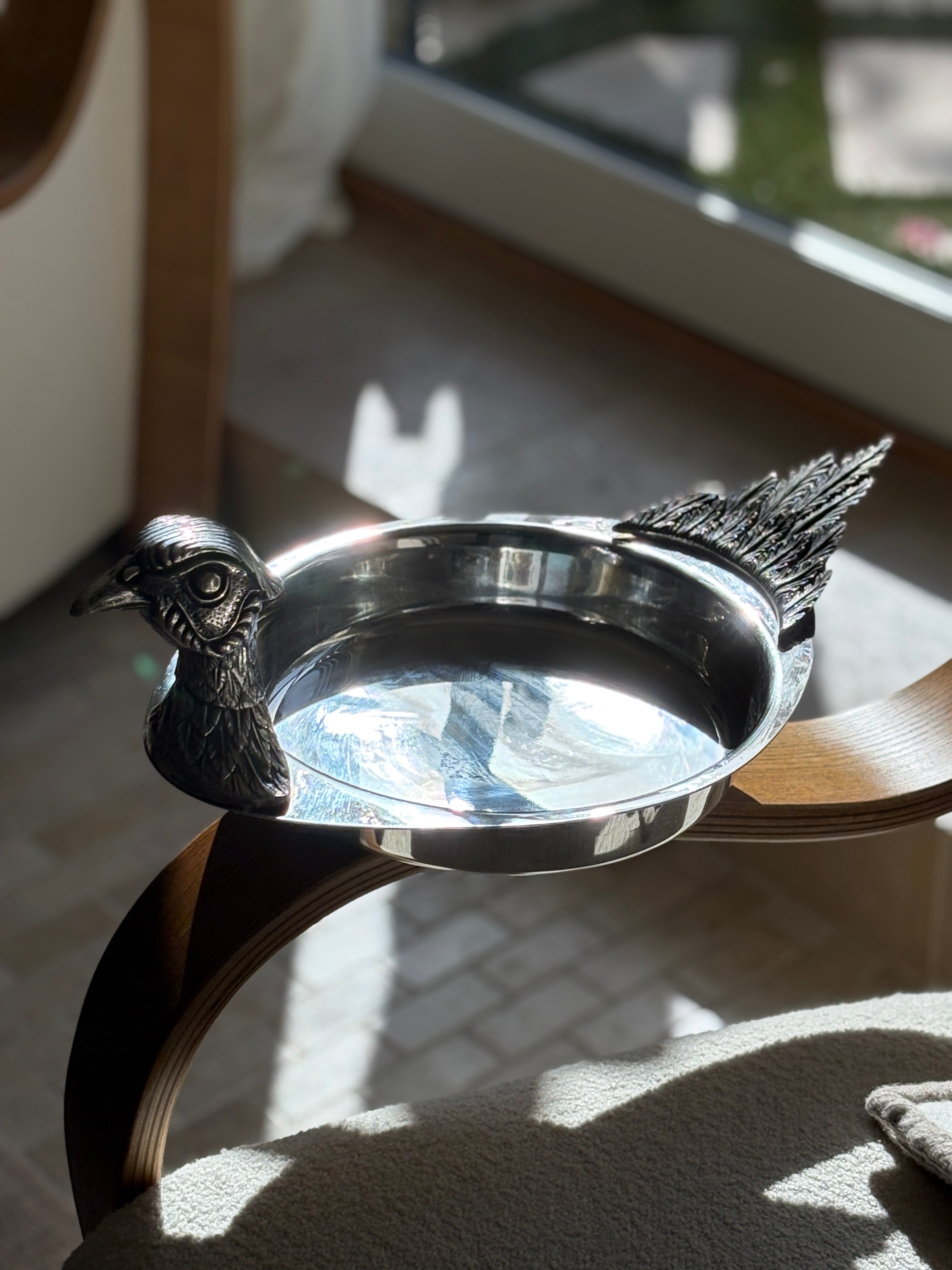 Pheasant Bird Bowl in the Style of Teghini Firenze | Collectors Gene