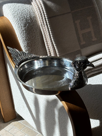 Pheasant Bird Bowl in the Style of Teghini Firenze | Collectors Gene