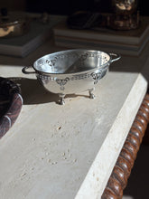 Pierced Silver Plated Footed Bowl by Walker & Hall – Sheffield, England | Collectors Gene