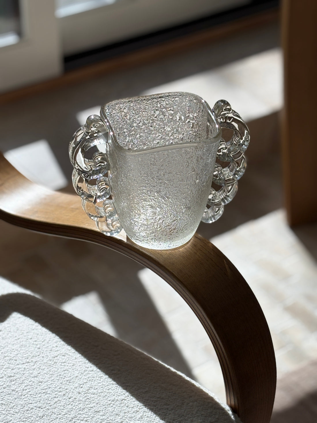 Pierre D’Avesn for Daum Clear Crystal Art Deco Glass Vase (France, c. 1930s) | Collectors Gene