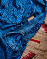 Pilgrim Press Blue Houndstooth Shirt | Doug Bihlmaier
