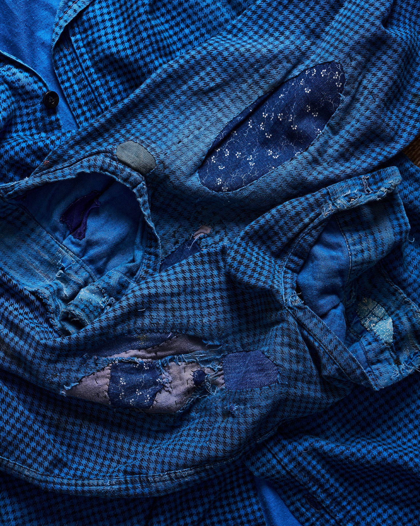 Pilgrim Press Blue Houndstooth Shirt | Doug Bihlmaier