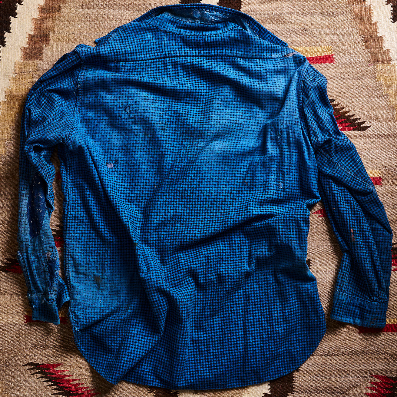 Pilgrim Press Blue Houndstooth Shirt | Doug Bihlmaier