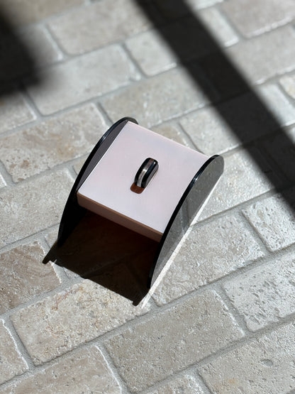 Pink Black Lucite Postmodern Trinket Box-c. 1980 | Collectors Gene