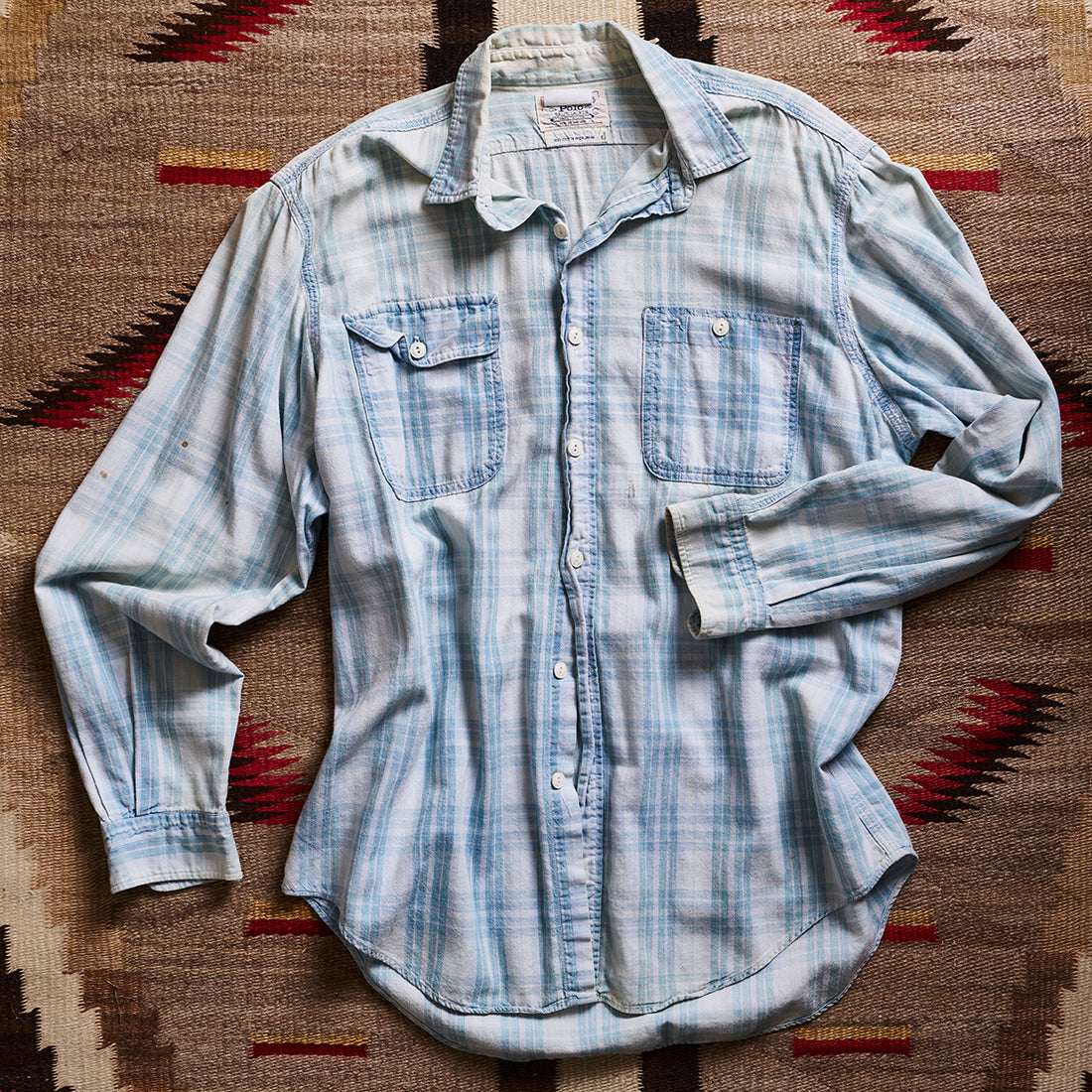 Polo Ralph Lauren Country White Blue Plaid Shirt | Doug Bihlmaier