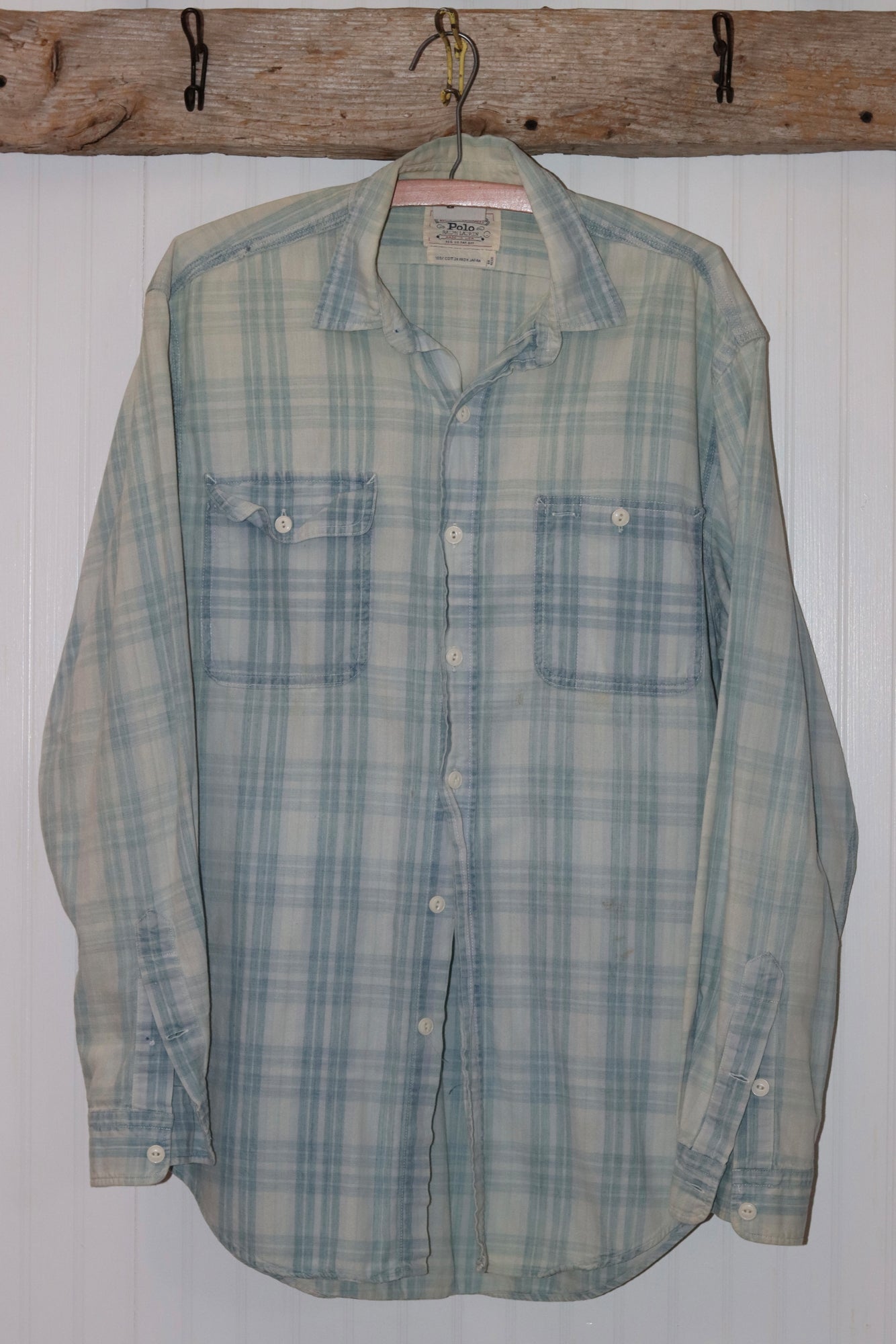 Polo Ralph Lauren Country White Blue Plaid Shirt | Doug Bilhmaier