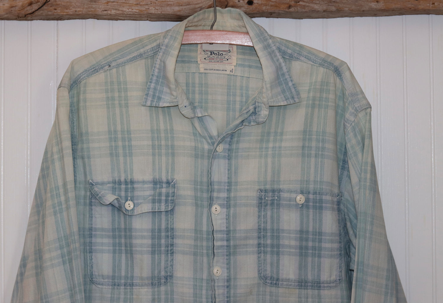 Polo Ralph Lauren Country White Blue Plaid Shirt | Doug Bilhmaier