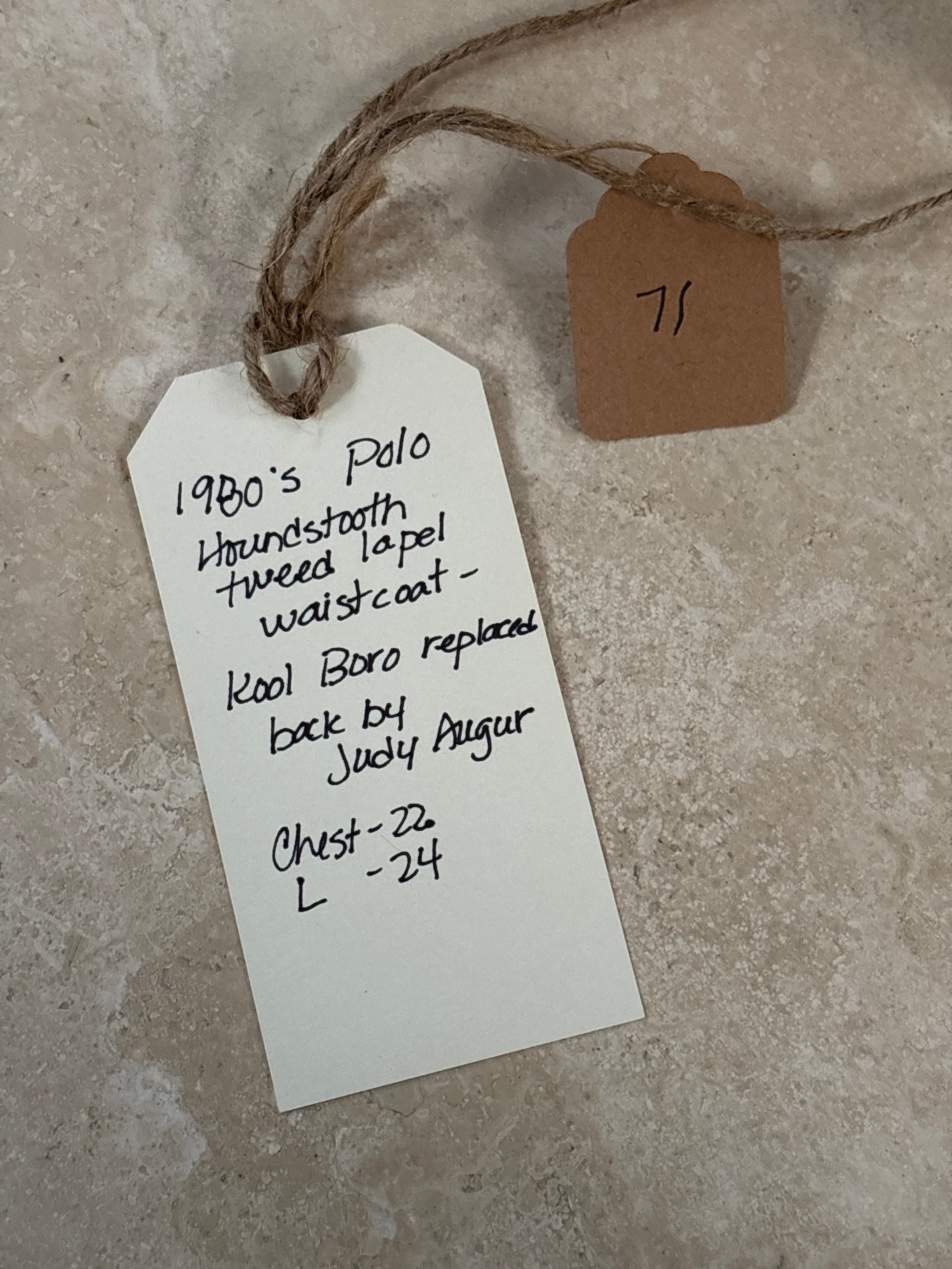 Polo Ralph Lauren Houndstooth &amp; Indigo Vest | Doug Bihlmaier