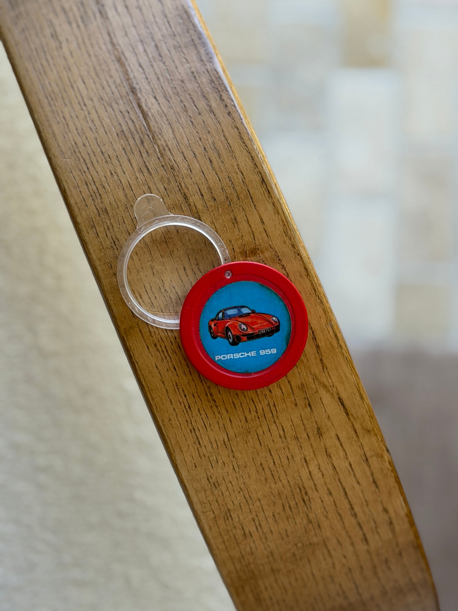 Porsche 959 Advertising Small Round Plastic Magnifying Glass Made in West Germany | Collectors Gene