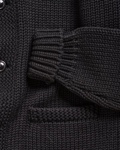 RRL Ralph Lauren Black Shawl Cardigan | Doug Bihlmaier