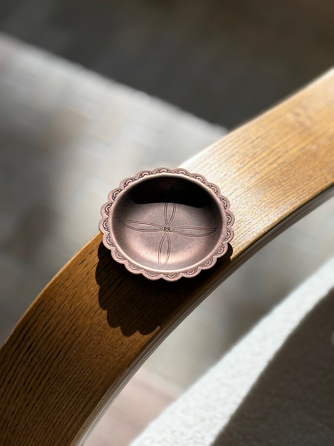 RRL (Double RL) Ralph Lauren Bronze Stamped Catchall Dish | Collectors Gene