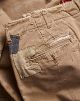 RRL Ralph Lauren Blue Patchwork Khakis | Doug Bihlmaier