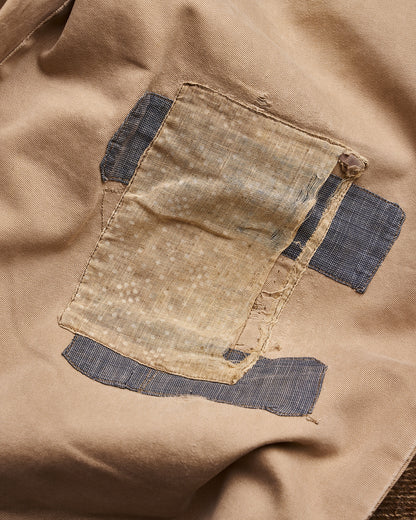 RRL Ralph Lauren Blue Patchwork Khakis | Doug Bihlmaier