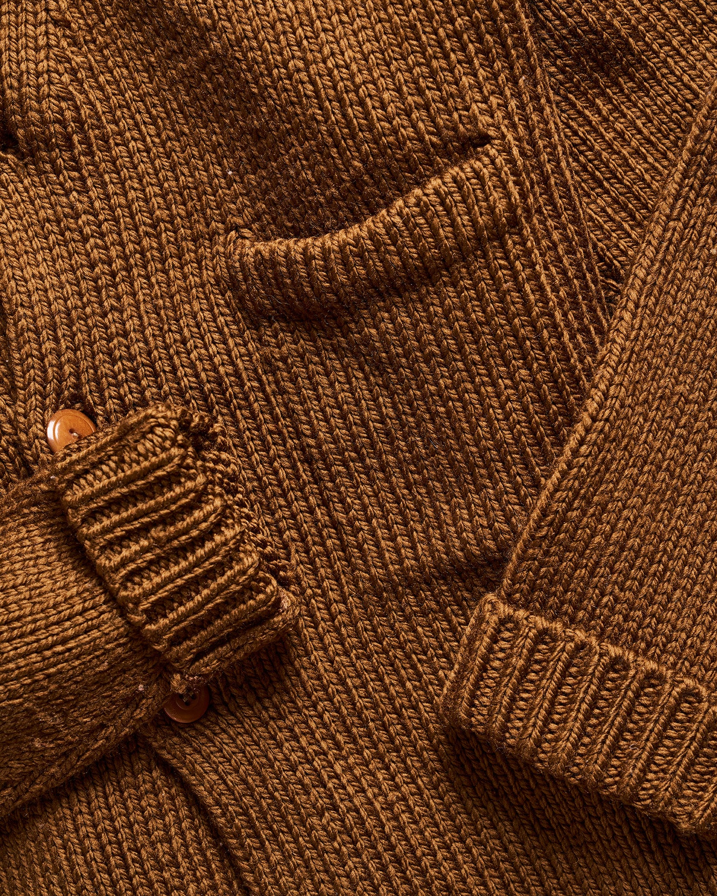 RRL Ralph Lauren Brown Cardigan | Doug Bihlmaier