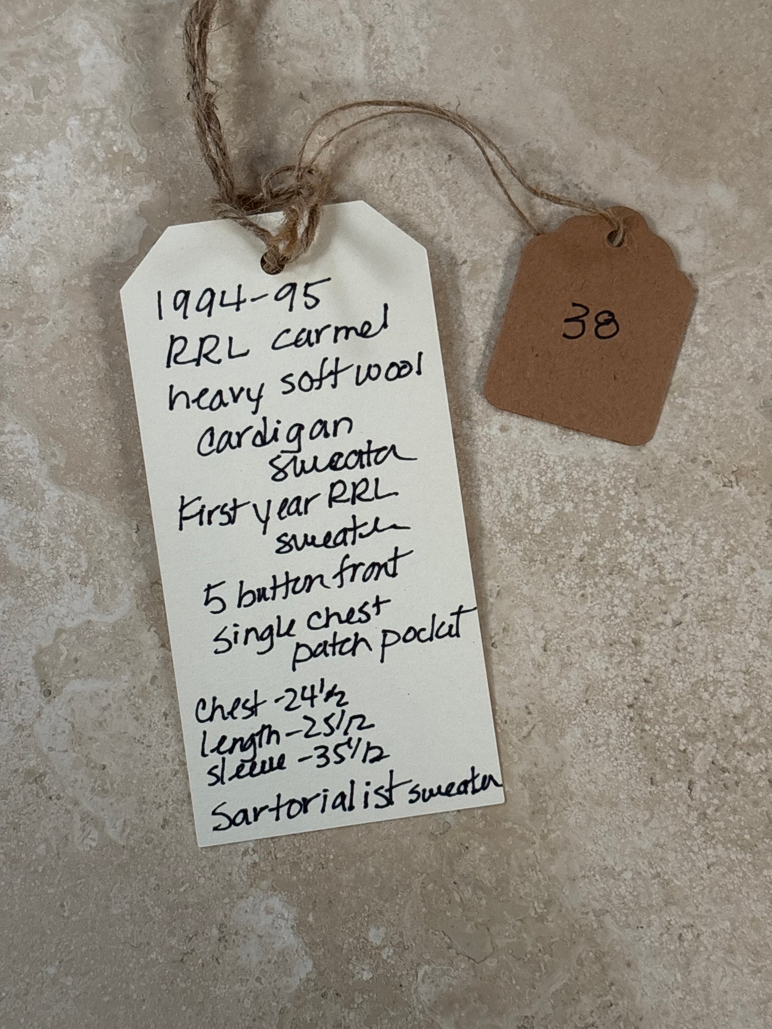 RRL Ralph Lauren Brown Cardigan | Doug Bihlmaier