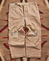 RRL Ralph Lauren Cream Patch Khakis | Doug Bihlmaier