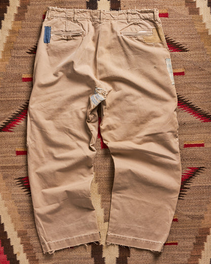 RRL Ralph Lauren Gingham Patchwork Khakis | Doug Bihlmaier