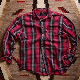 RRL Ralph Lauren Red Black Check Flannel | Doug Bihlmaier