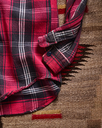 RRL Ralph Lauren Red Black Check Flannel | Doug Bihlmaier
