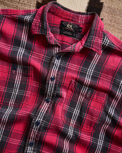 RRL Ralph Lauren Red Black Check Flannel | Doug Bihlmaier