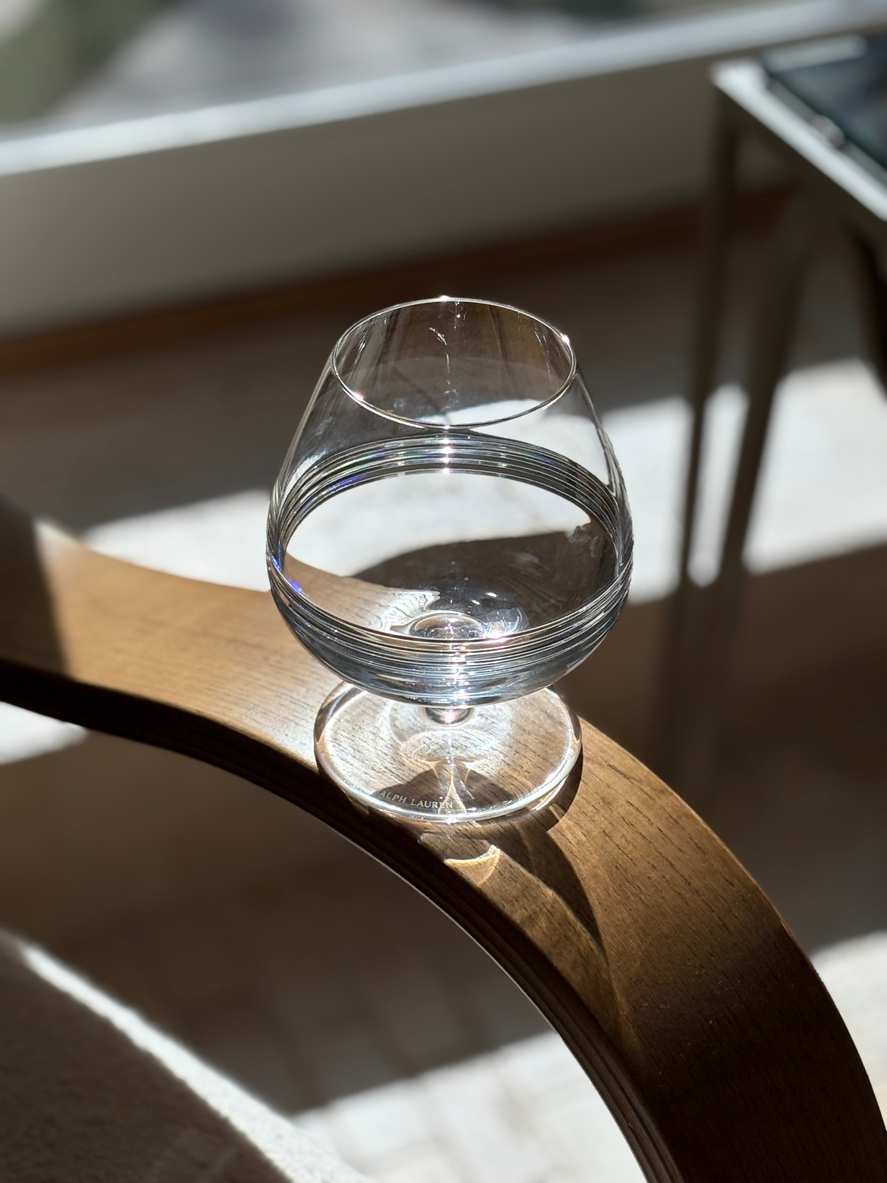 Ralph Lauren Bentley Crystal Brandy Glass Set | Collectors Gene