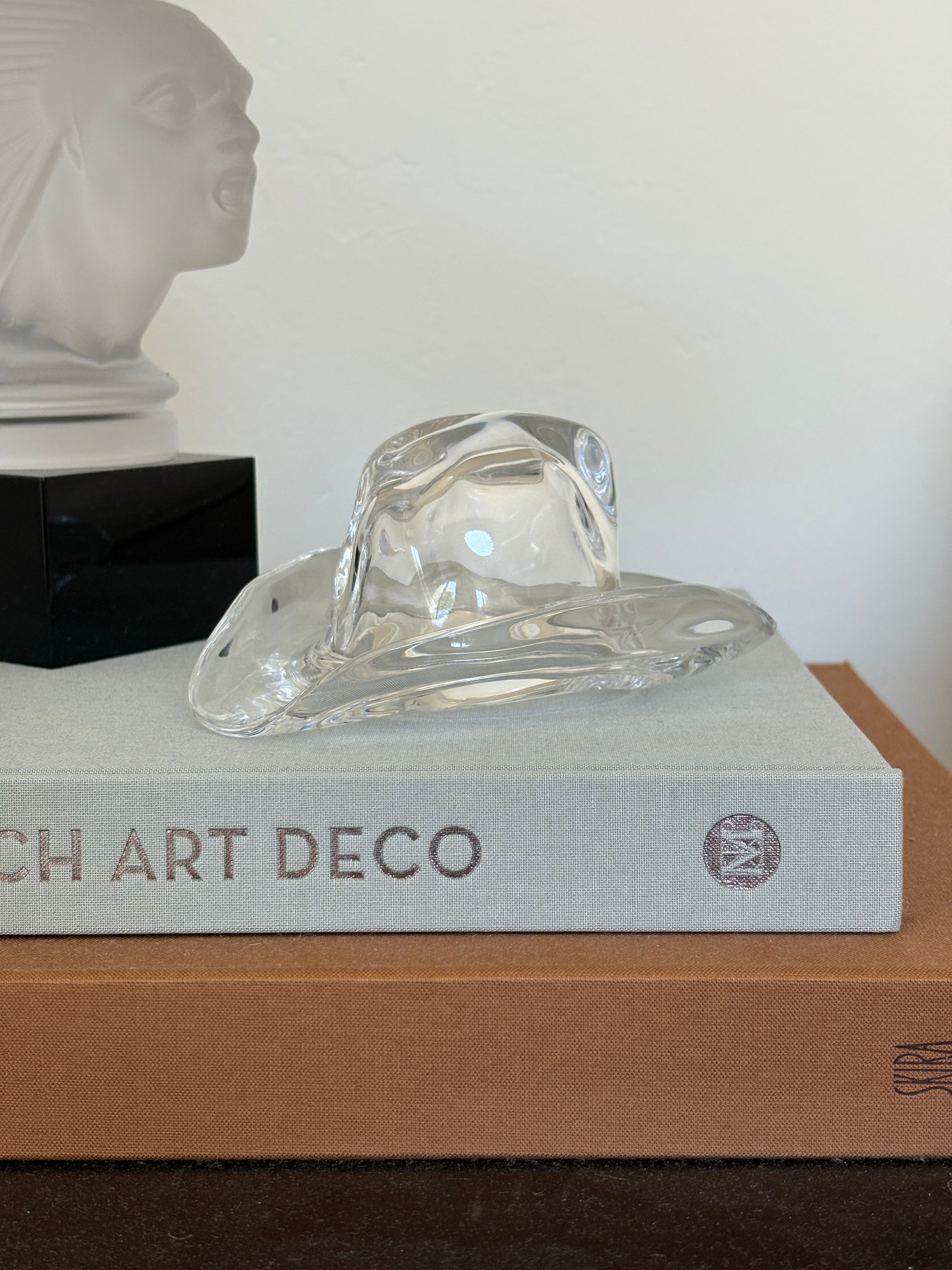 Ralph Lauren Crystal Cowboy Hat Paperweight | Collectors Gene Rare and Collectible