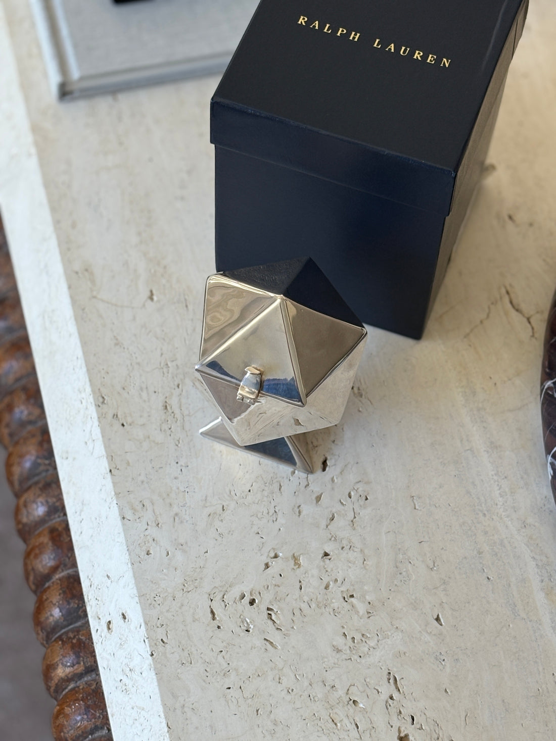 Ralph Lauren Geometric Prism Ashtray with Original Box | Collectors Gene