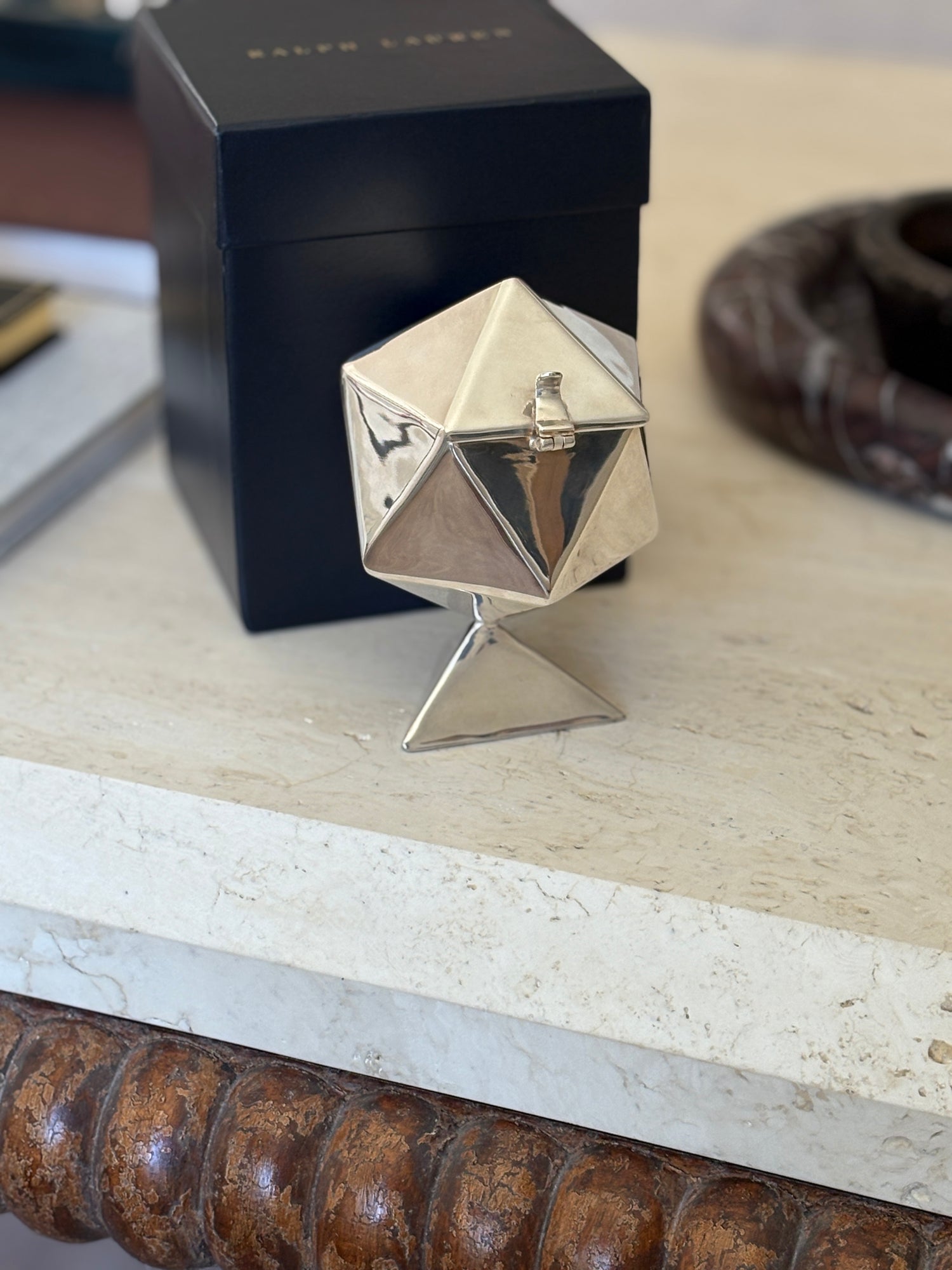 Ralph Lauren Geometric Prism Ashtray with Original Box | Collectors Gene