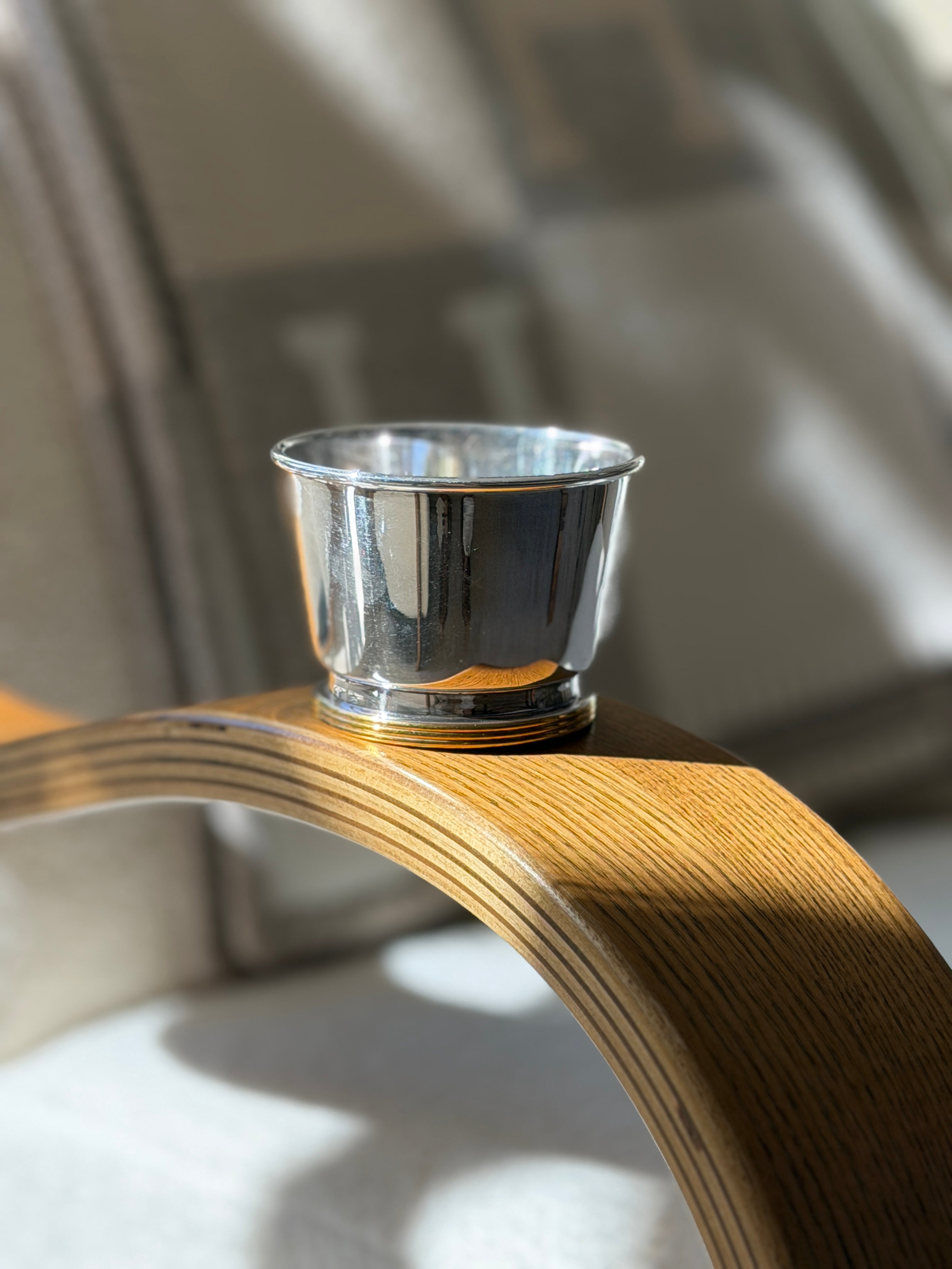 Ralph Lauren Home Silver Plated Two-Tone Bar Nut Bowl | Collectors Gene