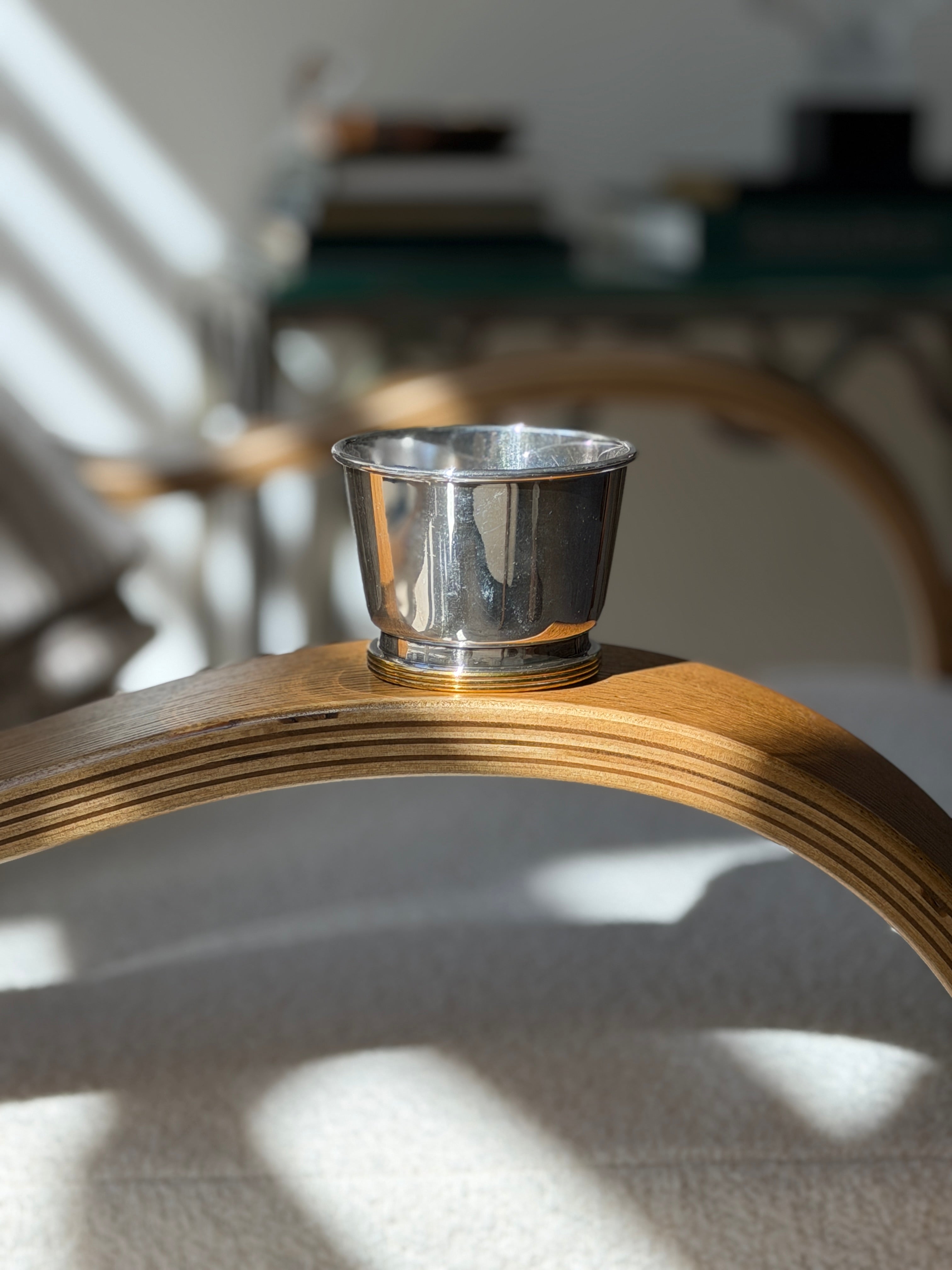 Ralph Lauren Home Silver Plated Two-Tone Bar Nut Bowl | Collectors Gene