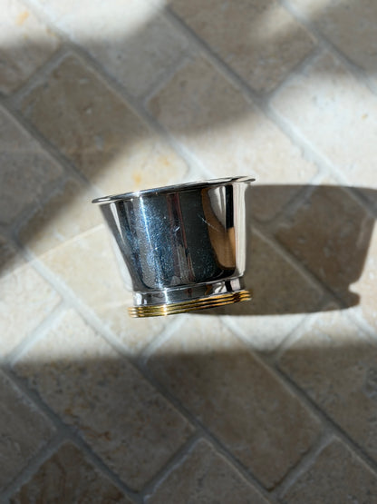 Ralph Lauren Home Silver Plated Two-Tone Bar Nut Bowl | Collectors Gene