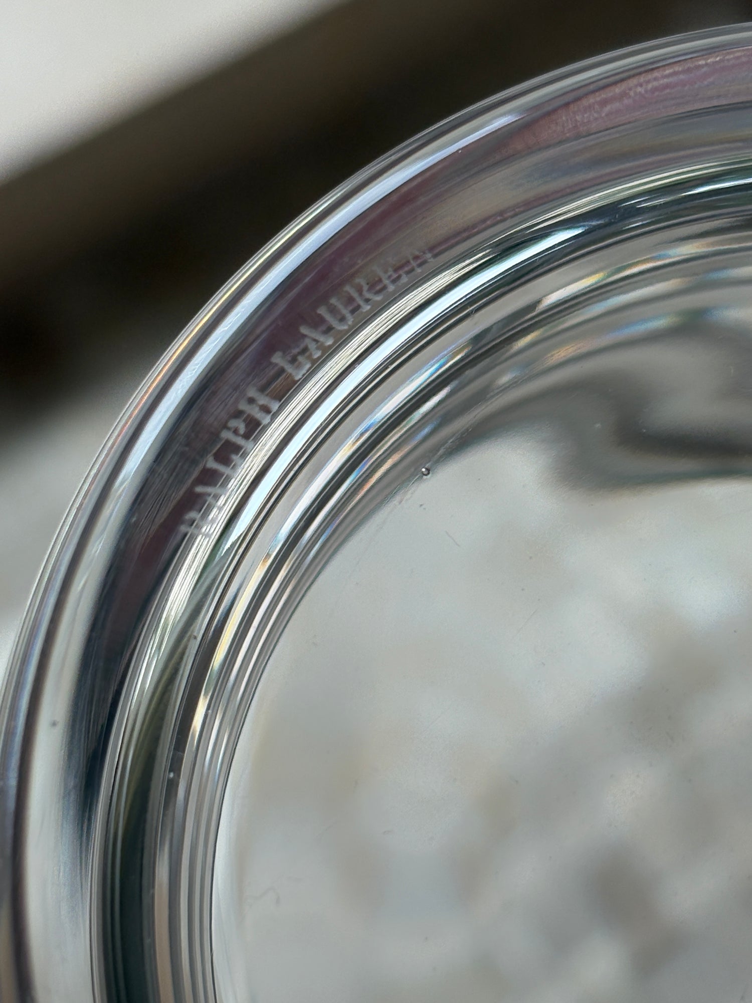 Ralph Lauren “Metropolis” Crystal Nut Bowl