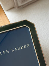 Ralph Lauren Meyer 8x10 Octagonal Picture Frame in Green Silver | Collectors Gene