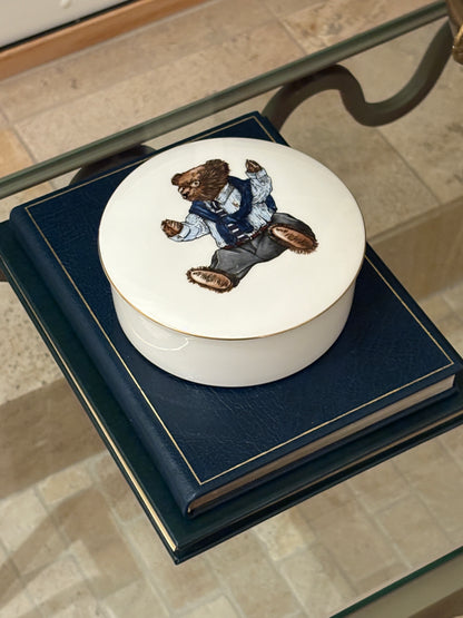 Ralph Lauren Polo Bear Round Box by Wedgwood | Collectors Gene