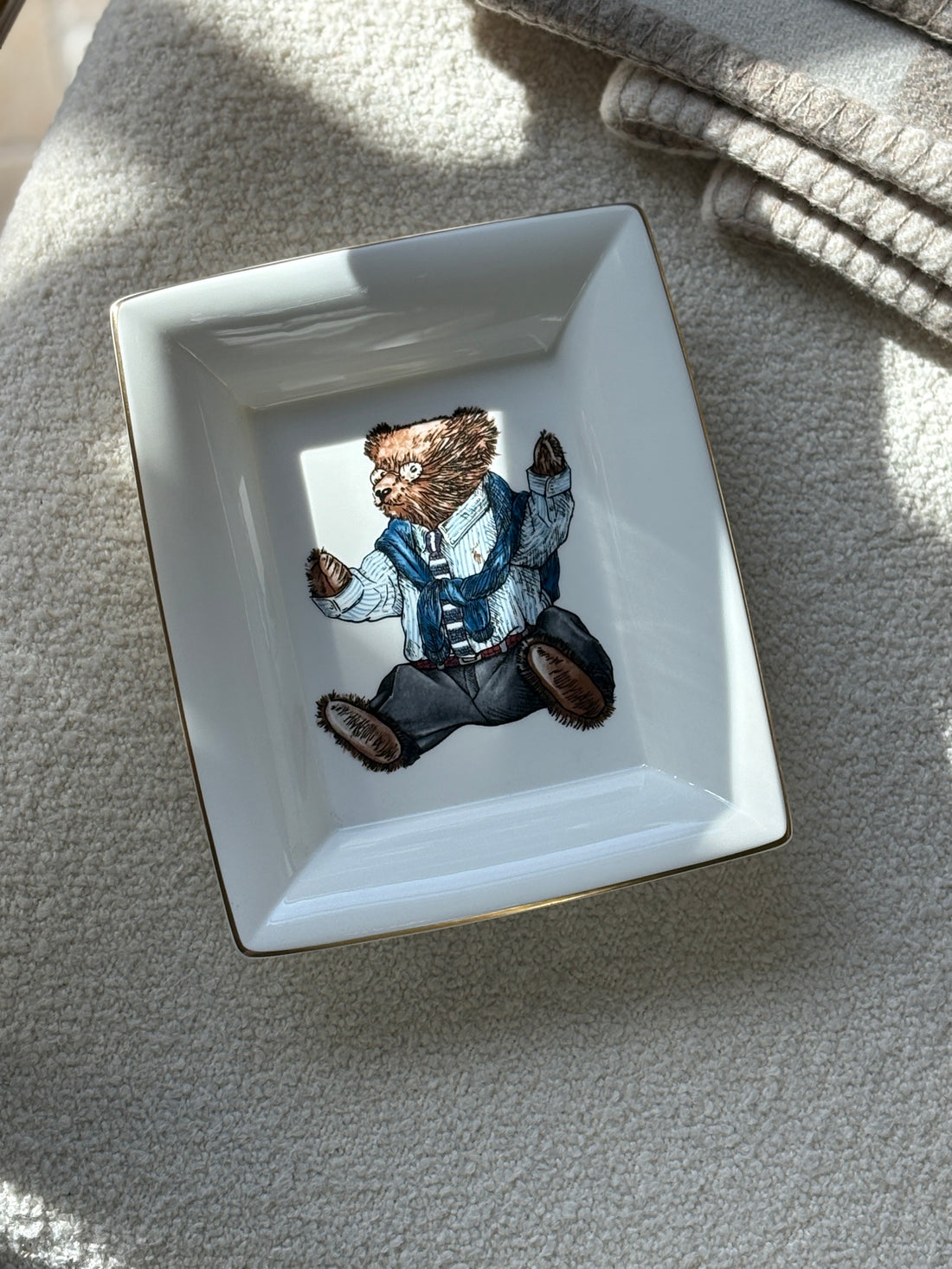 Ralph Lauren Polo Bear Trinket Tray by Wedgwood – 1992