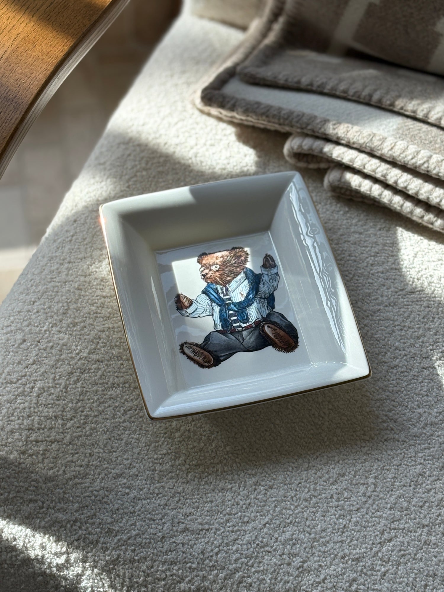 Ralph Lauren Polo Bear Trinket Tray by Wedgwood 1992 | Collectors Gene
