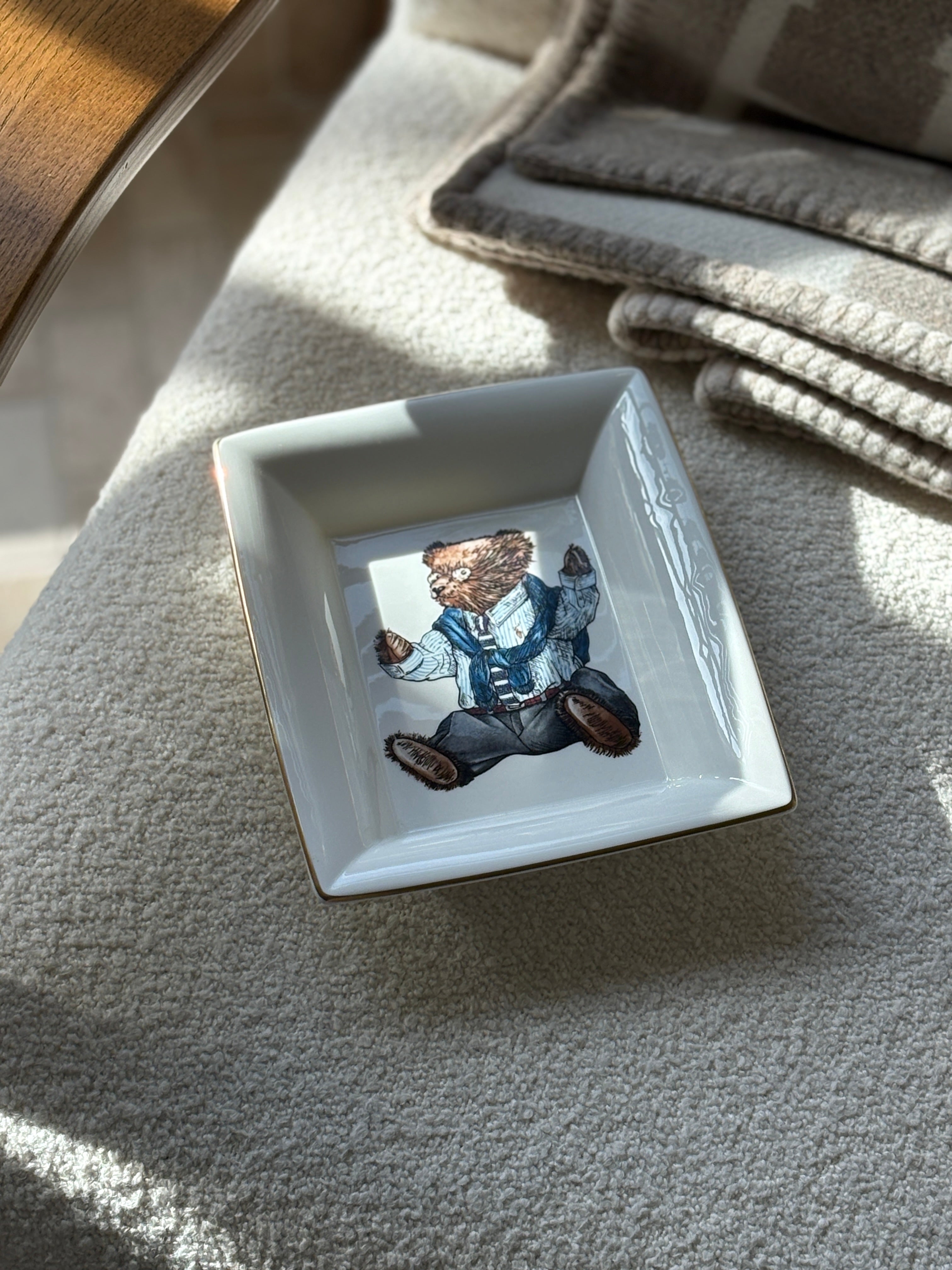 Ralph Lauren Polo Bear Trinket Tray by Wedgwood 1992 | Collectors Gene