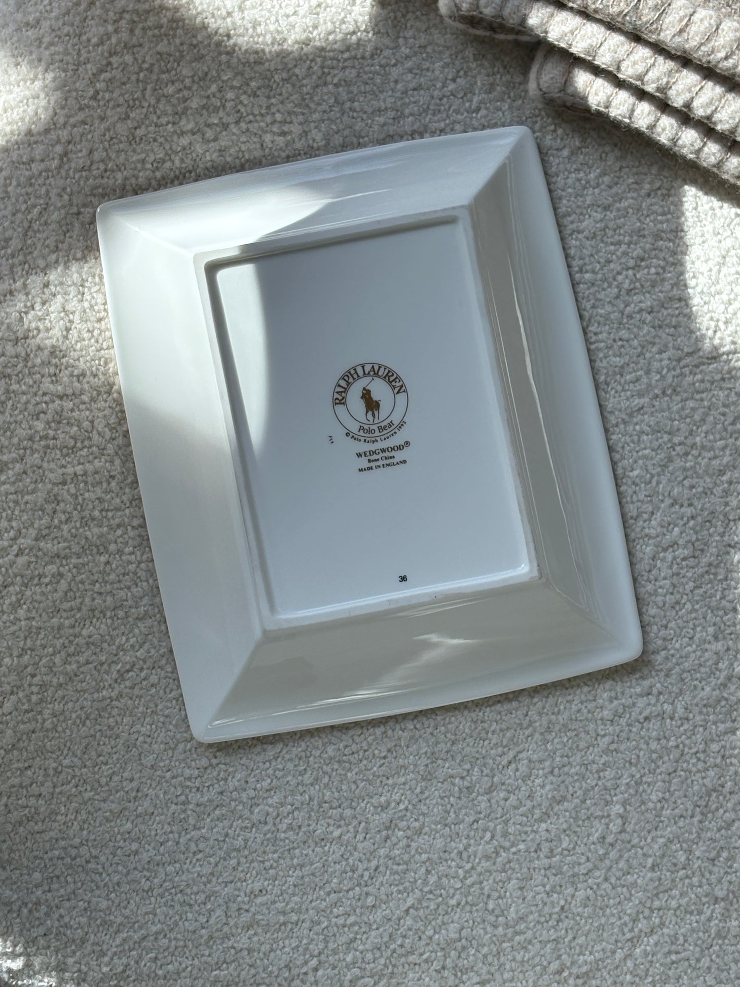 Ralph Lauren Polo Bear Trinket Tray by Wedgwood 1992 | Collectors Gene