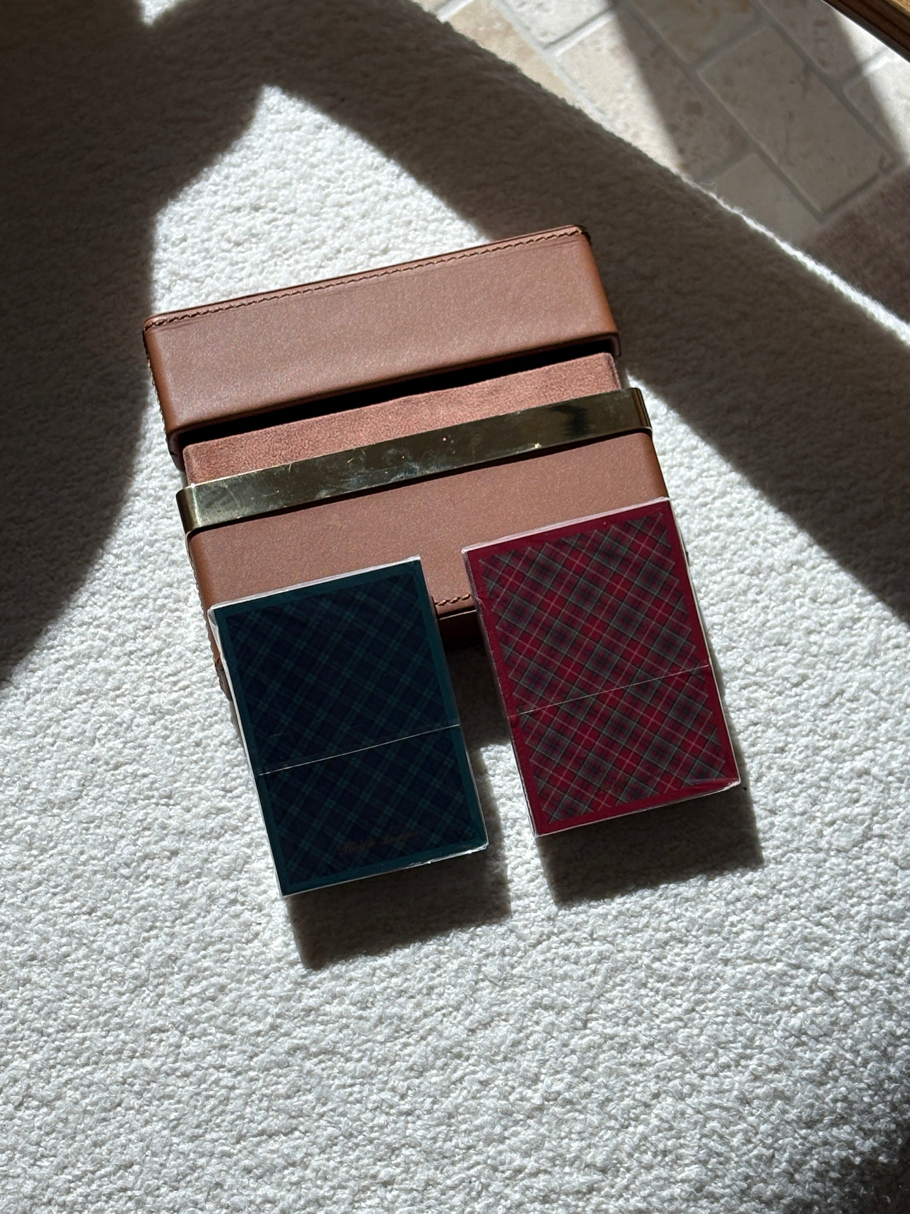 Ralph Lauren Tartan & Black Watch Playing Cards in Box