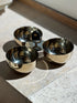 Ralph Lauren "Wyatt" Silver-Plated Triple Nut Bowl in Gold & Navy | Collectors Gene
