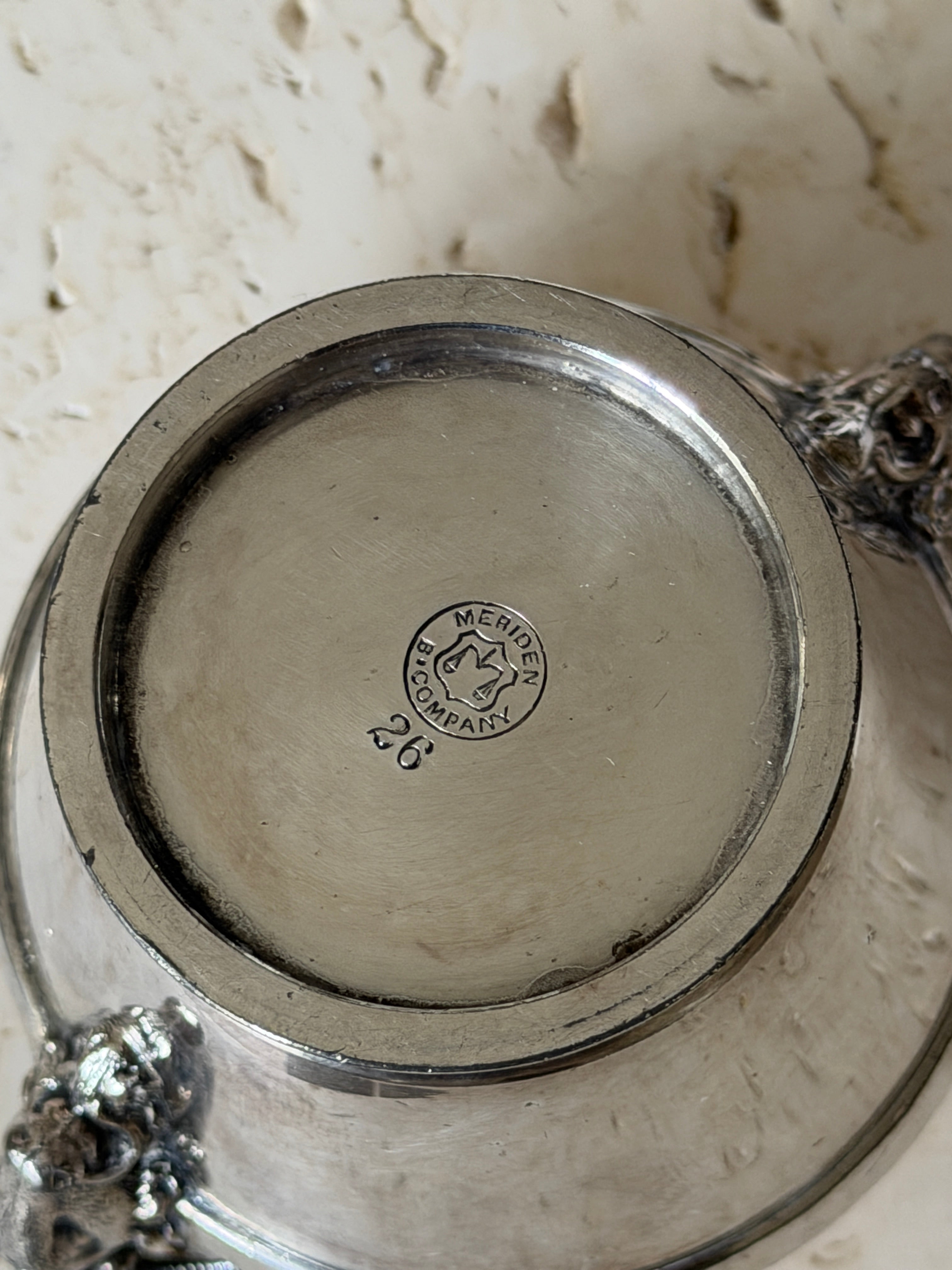 Ram s Head Salt Cellars in Silver Plate with Gilt Interior - Antique - c.1900 | Collectors Gene