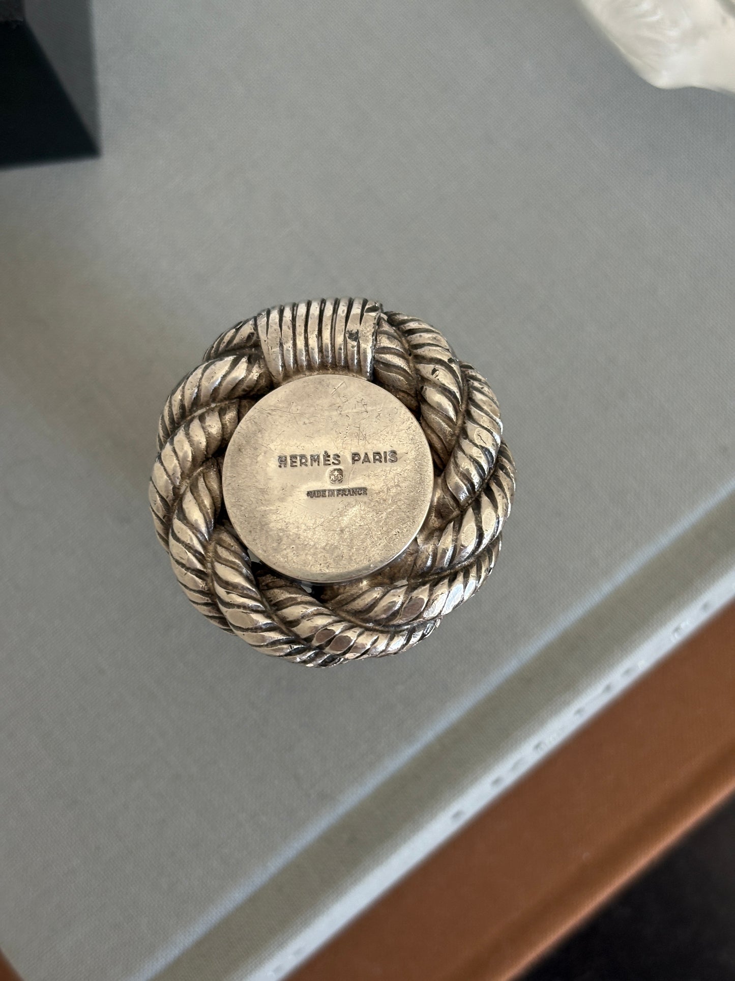 Rare 1960s Hermès Cordage Rope Lighter Holder | Collectors Gene Collectibles