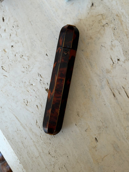 Regency Tortoiseshell Cigar Case, England c. 19th Century