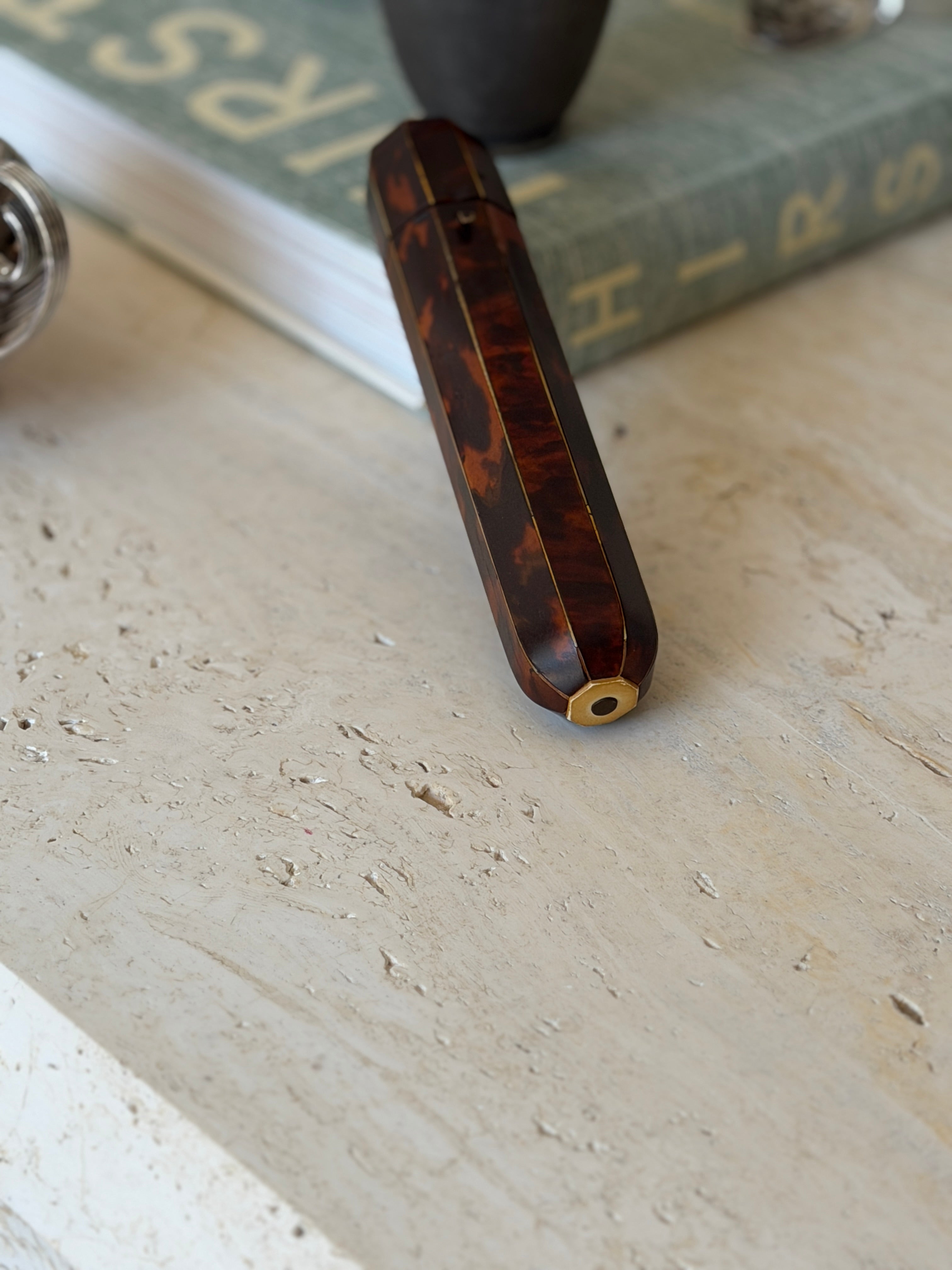 Regency Tortoiseshell Cigar Case, England c. 19th Century